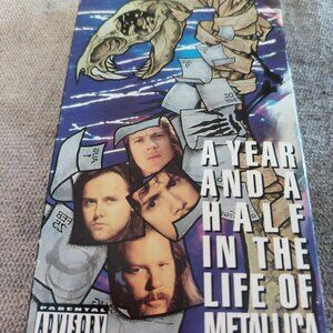 METALLICA   A YEAR AND A HALF IN THE LIFE OF... PART 1 VHS TAPE
